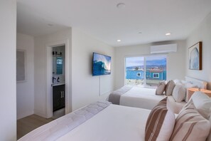 2 عدّة غرف نوم ومكواة/لوح كي وواي فاي مجانًا وملاءات أسرّة