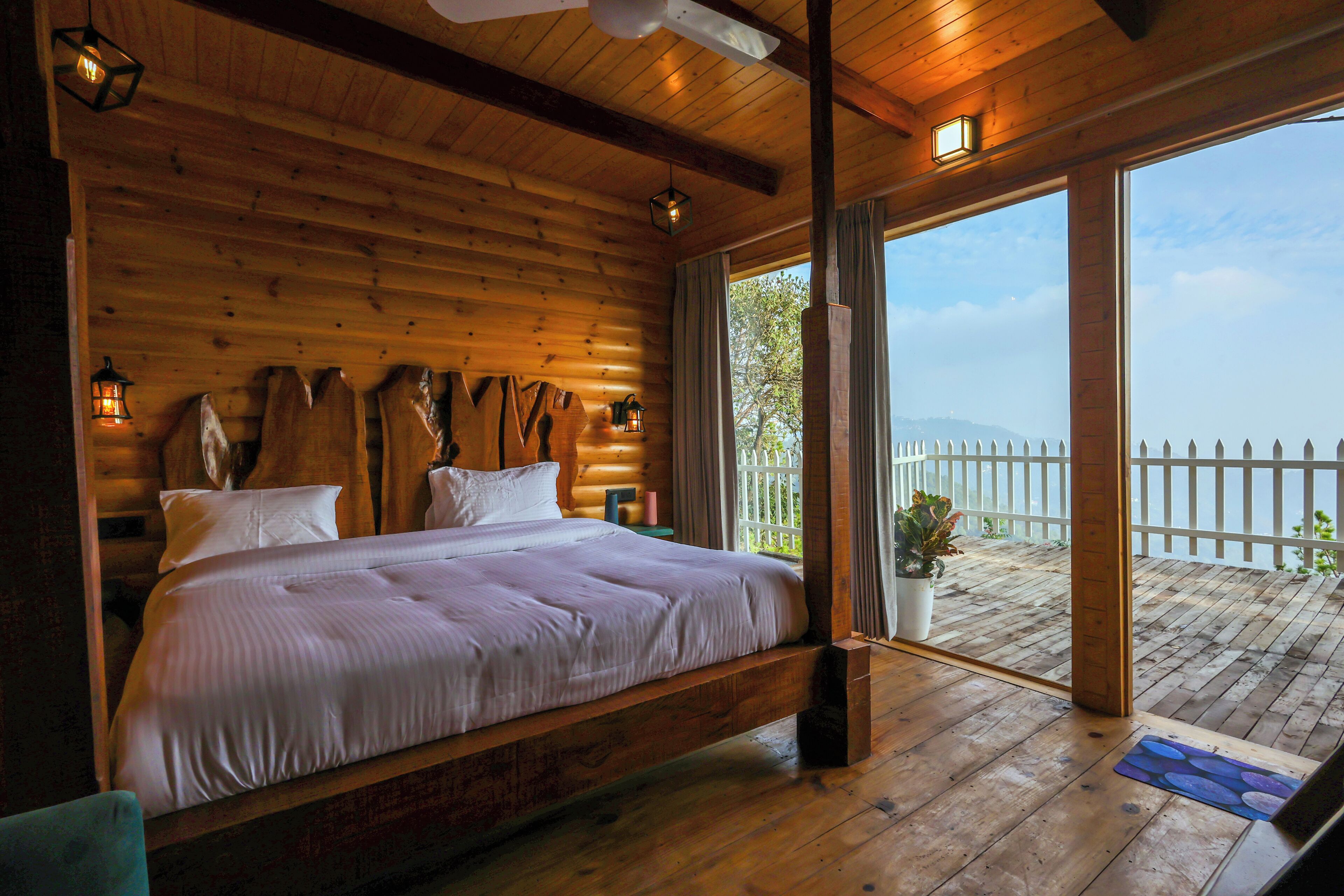 프레지덴셜 빌라, 발코니, 계곡 전망 | 각각 다른 스타일의 인테리어, 각각 다르게 가구 비치, 암막 커튼, 방음 설비