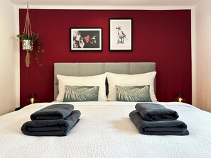 1 soverom, strykejern/-brett, reiseseng for barn og wi-fi (inkludert)