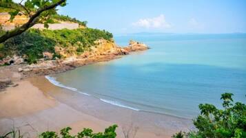 Private beach nearby
