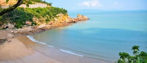 Private beach nearby