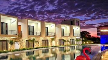 Overnatningsstedets facade