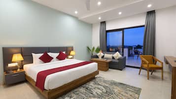 1 soveværelse, pengeskab på værelset