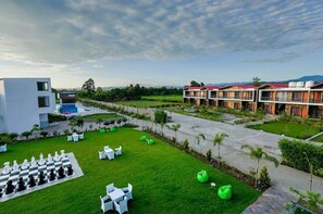 Game viewing - Corbett Tusker Meadows by White Flower (Ramnagar)