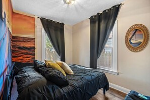 2 chambres, fer et planche Ă repasser, Wi-Fi, draps fournis