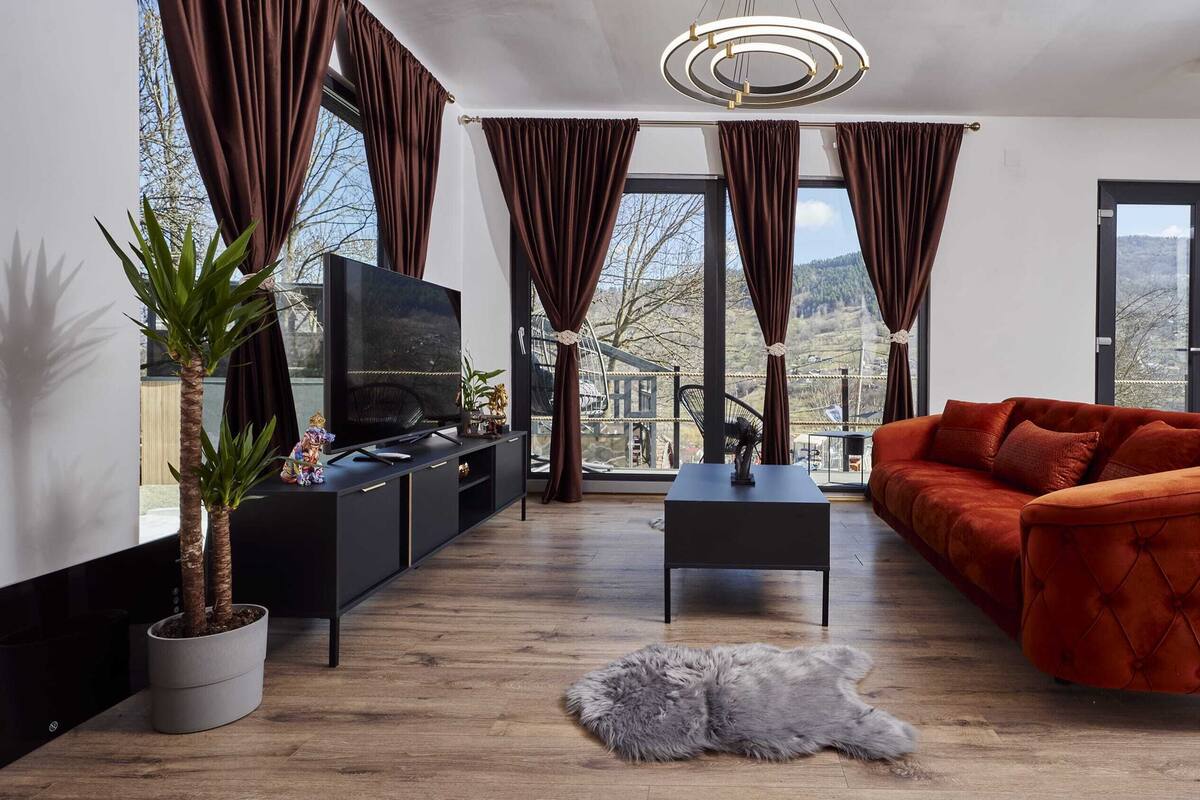 Villa - utsikt mot bergen | Arbetsyta för laptop och gratis wi-fi