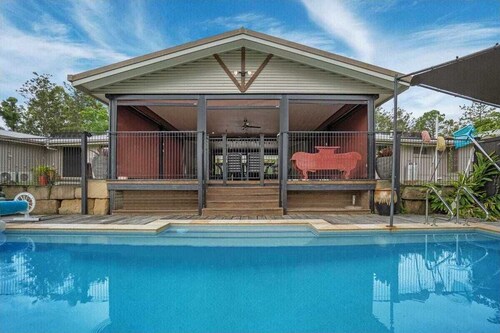 Pool, three bedroom two bath