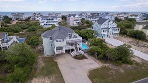 Unclassified image, 2 of 62, button - Third Row in Whalehead with Pool + Spa, Sleeps 22! (Corolla)