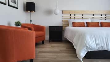 Cortinas blackout, sistema de insonorización y wifi gratis