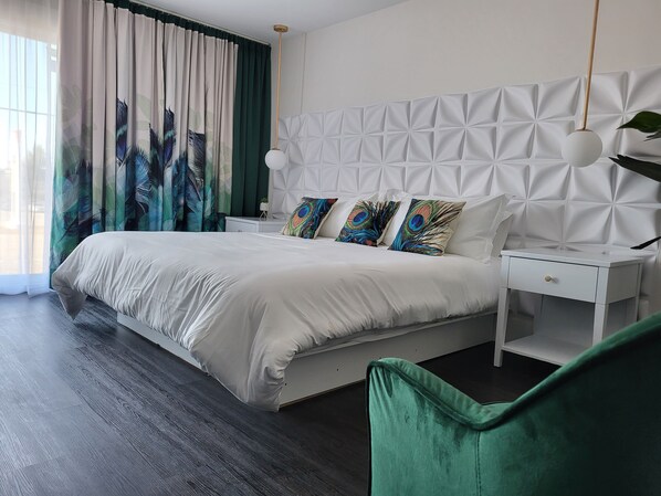 Comfort Room | Blackout drapes, soundproofing, free WiFi - Motel au rocher du cap  (Cap-Saint-Ignace)