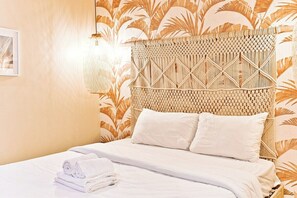 2 多间卧室、WiFi、床单