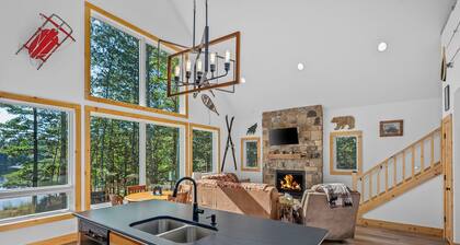 Lakefront Cabin with AC, Trailer Parking, Swim Raft