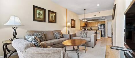 TV connectée, cheminée