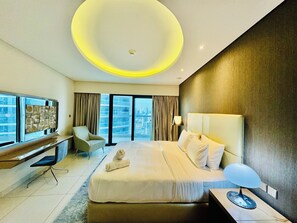 Departamento, balcón, vista a la ciudad | 1 habitación y wifi gratis 