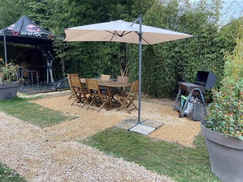 Chambre Zen et son jardin