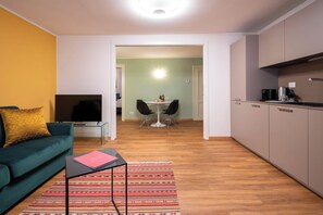 Condo, Garden View | Living area | Flat-screen TV - San Beneto  (Venice)