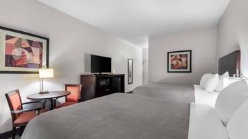 Standard Room, 2 Queen Beds, Non Smoking | Iron/ironing board, free WiFi