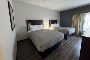 Standard Room, 2 Queen Beds, Non Smoking | Iron/ironing board, free WiFi