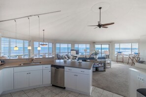 Interior - Panoramic ocean views abound at this oceanfront Duck home by Sun Realty (Duck)