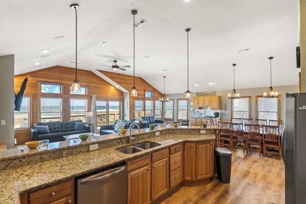 Interior - Oceanfront home w/ breathtaking views, private pool, and hot tub! (South Nags Head)