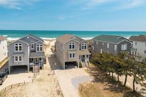 Exterior - Oceanfront home w/ breathtaking views, private pool, and hot tub! (South Nags Head)