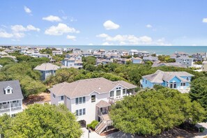 Exterior - Spacious pet-friendly oceanside Duck home w/ pool and hot tub! (Duck)