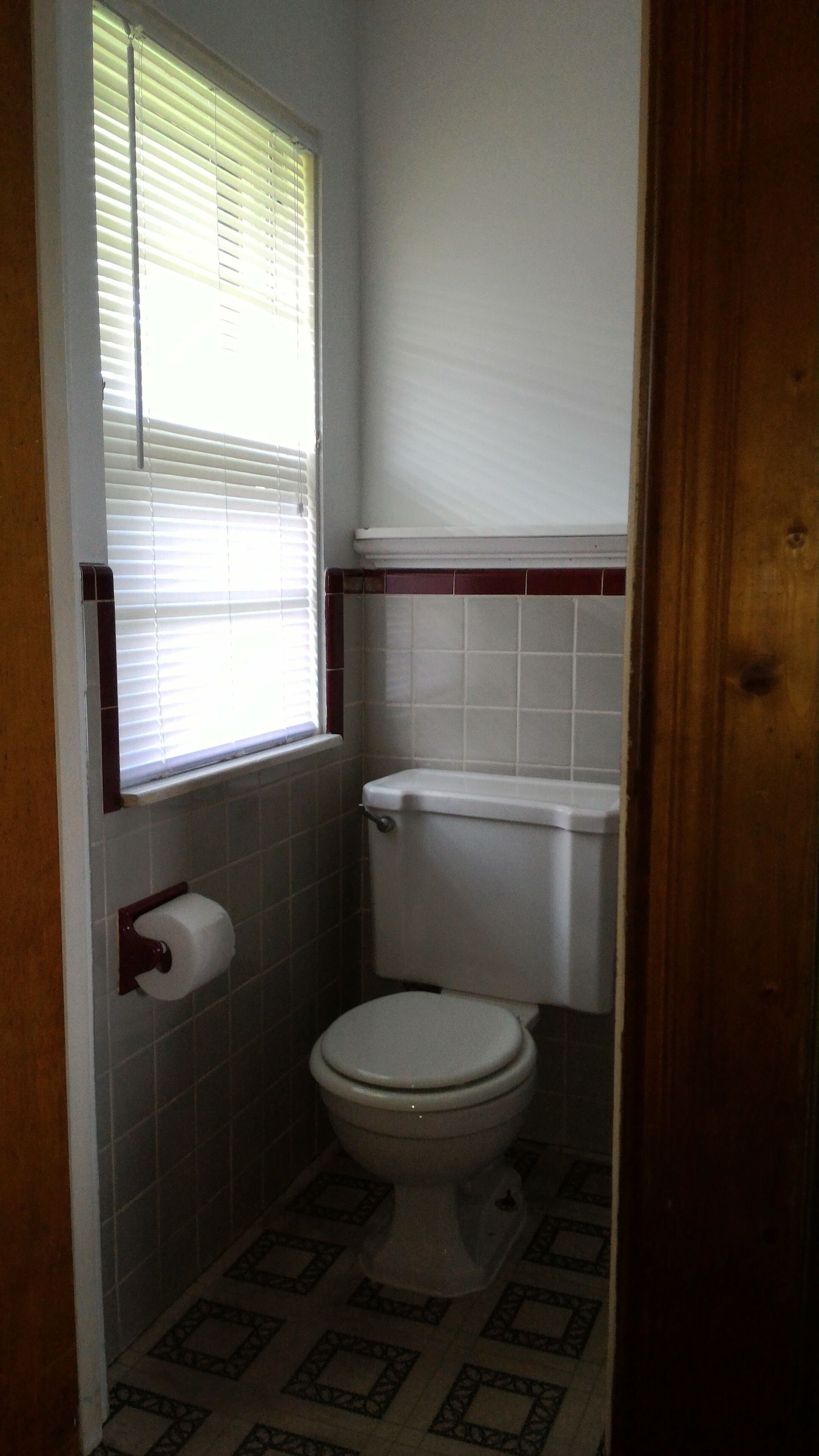 Shower, soap, shampoo, toilet paper