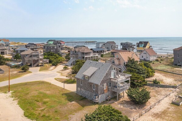 Exterior - Oceanside home in Rodanthe with Ocean Views & Hot Tub (Rodanthe)
