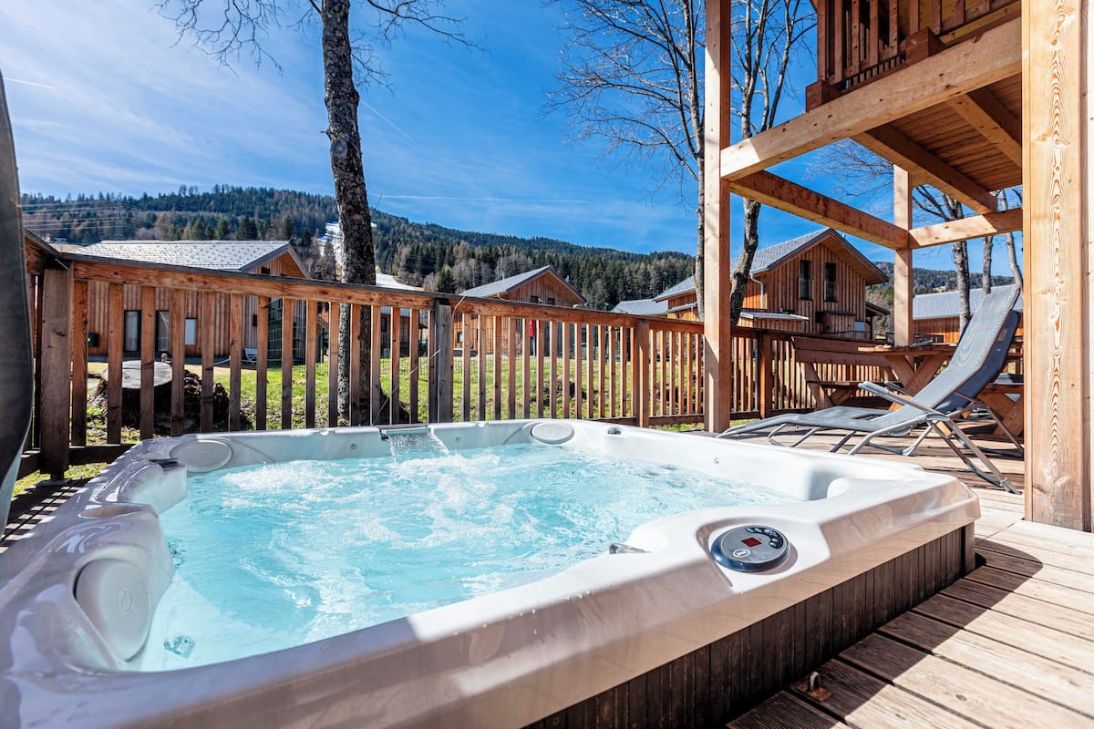 Premium Chalet # 41 mit Sauna & Whirlpool | 4 habitaciones y wifi gratis
