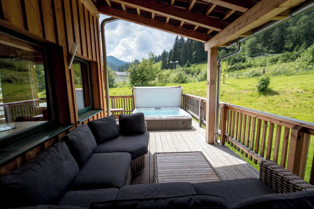 Premium Chalet # 17 mit Sauna & Whirlpool | 4 habitaciones y wifi gratis
