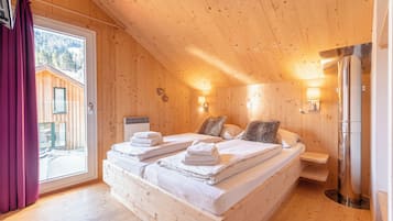 Chalet # 11b  mit 2 Schlafzimmern, Sauna & Whirlpool | 4 chambres, Wi-Fi gratuit