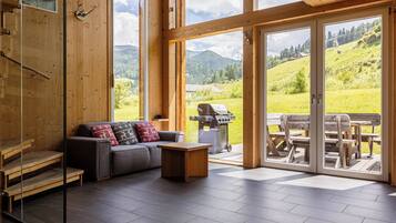 Premium Chalet # 19 mit IR-Sauna & Whirlpool | Individuelt dekorert, individuelt innredet og wi-fi (inkludert)