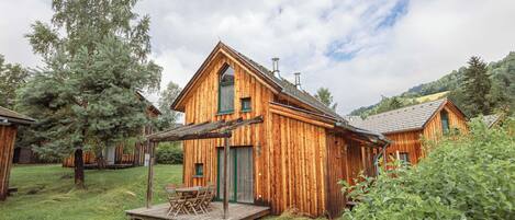 Ferienhaus für bis zu 3 Personen mit Galerie | Außenbereich