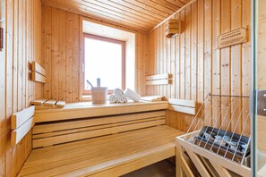 Chalet mit 2 Schlafzimmern und Sauna | Gratis wi-fi