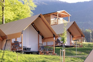 Luxury Safari Zelt für 6 Personen | Mountain view - Chalets & Glamping Nassfeld by ALPS RESORTS (Kotschach-Mauthen)