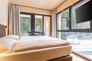 Premium Suite mit 2 Schlafzimmern & Wellnessbereich | Cunas, wifi gratis y ropa de cama 