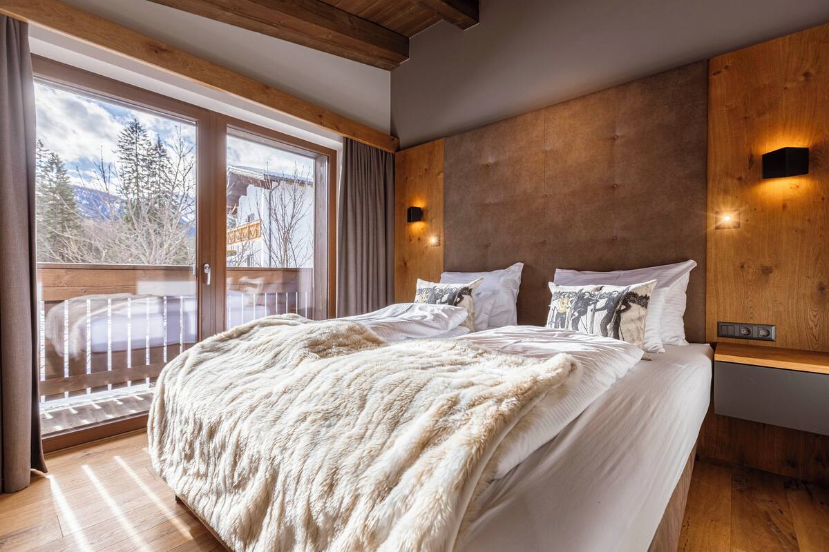 Premium Chalet mit 4 Schlafzimmern | 搖籃/嬰兒床、免費無線上網、床單