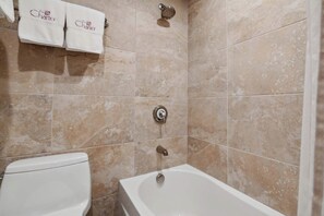 Hair dryer, towels