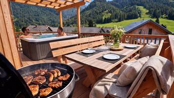 Premium Ferienhaus #47 mit Sauna & Whirlpool | Eigener Whirlpool