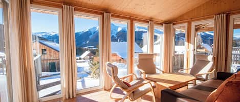 Premium Ferienhaus #14 mit IR-Sauna | Vista a la montaña
