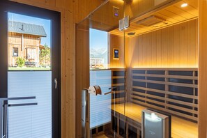 Premium Ferienhaus #56 mit IR-Sauna & Whirlpool | Individually decorated, individually furnished, soundproofing