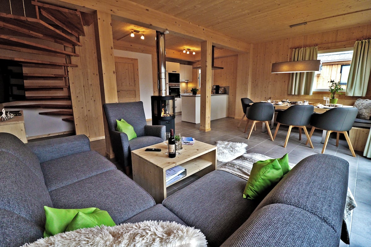 Superior Ferienhaus #57 mit IR-Sauna & Whirlwanne | 3 slaapkamers, individueel gedecoreerd, individueel gemeubileerd