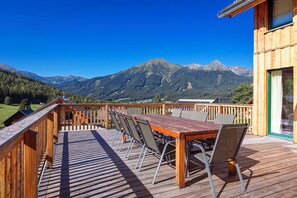 Blick von der Unterkunft