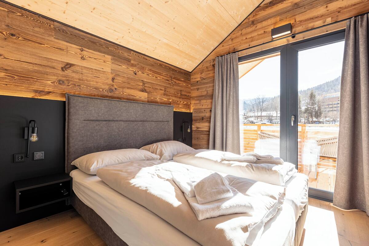 Ferienhaus # 7a mit Sauna und Pool | Wi-Fi ฟรี