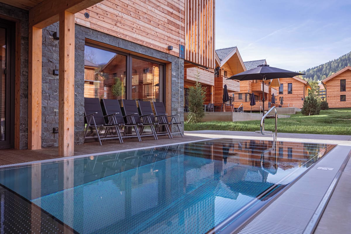 Ferienwohnung # 4a mit Sauna und Pool | Wi-Fi ฟรี