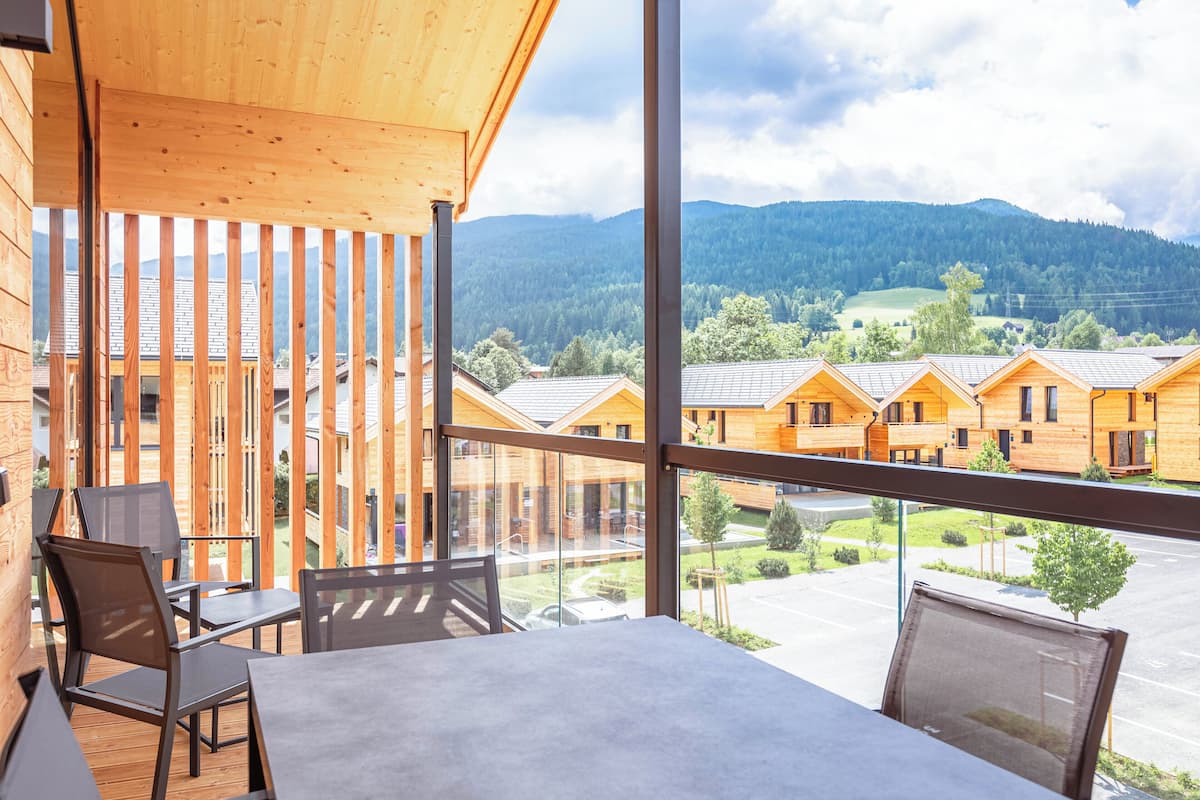 Penthouse # 3c mit Sauna und Aussenbadewanne