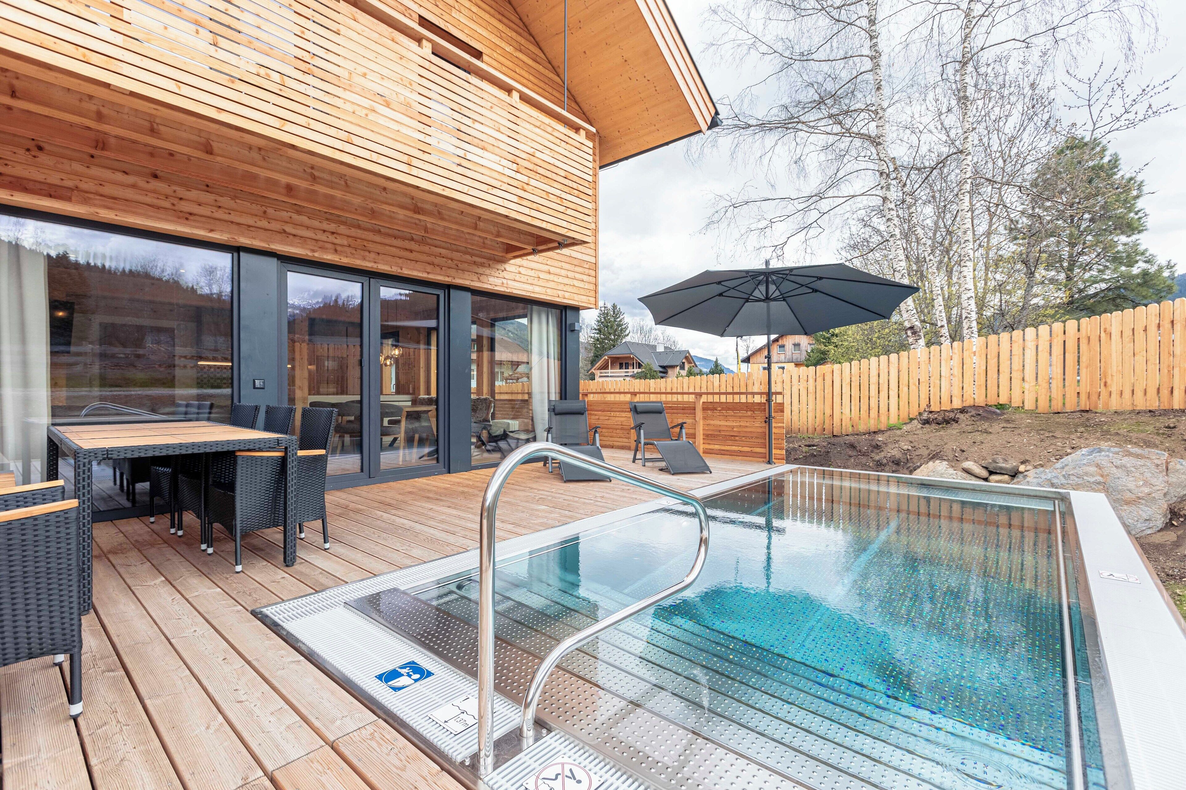 Ferienhaus # 7b mit Sauna und Pool | Wifi gratis 