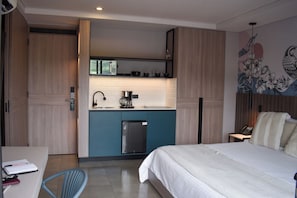 Ropa de cama de alta calidad y artículos del minibar gratis