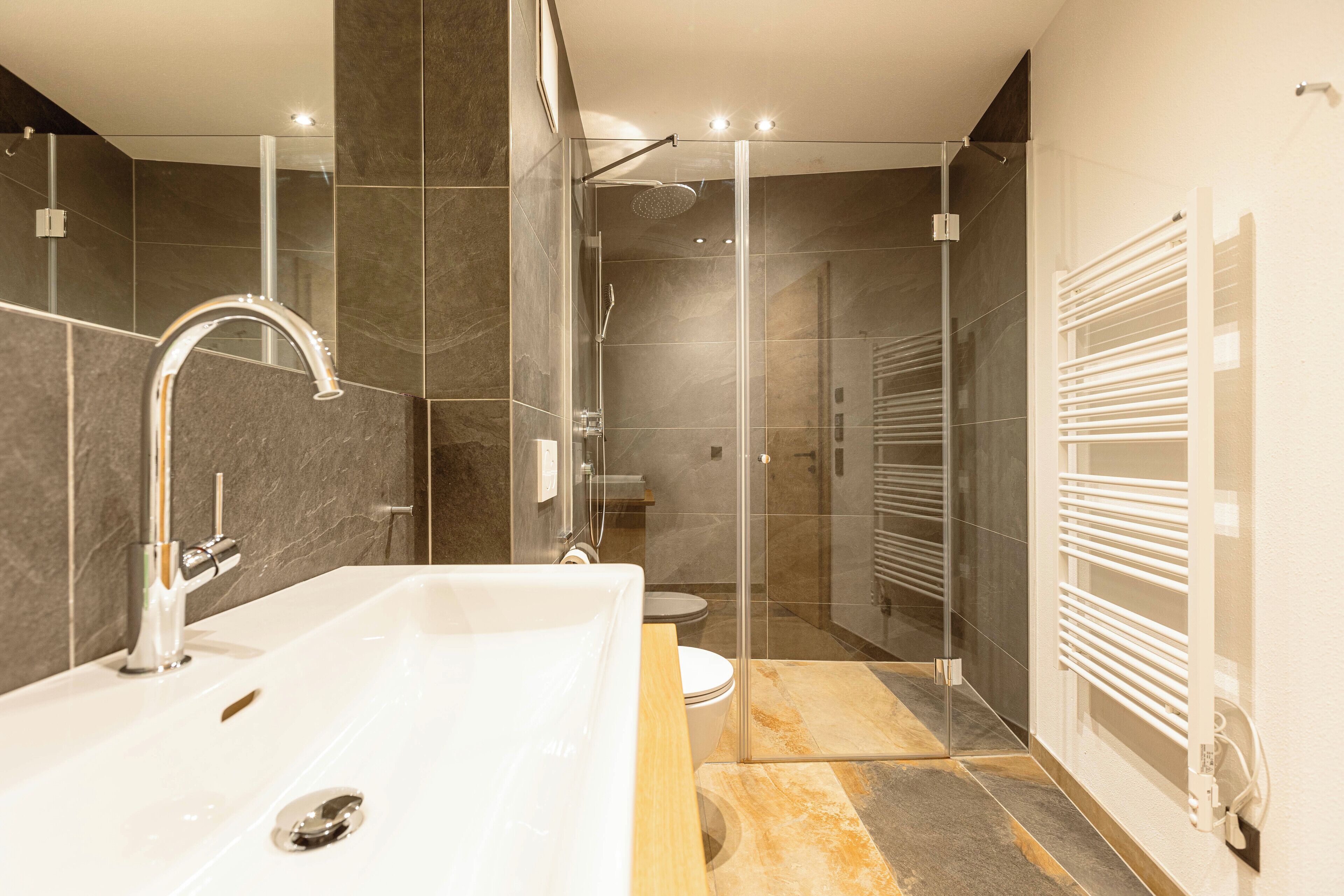 Superior Ferienwohnung # 1C mit Sauna | Salle de bain
