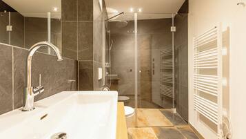 Superior Ferienwohnung # 1C mit Sauna | Salle de bain